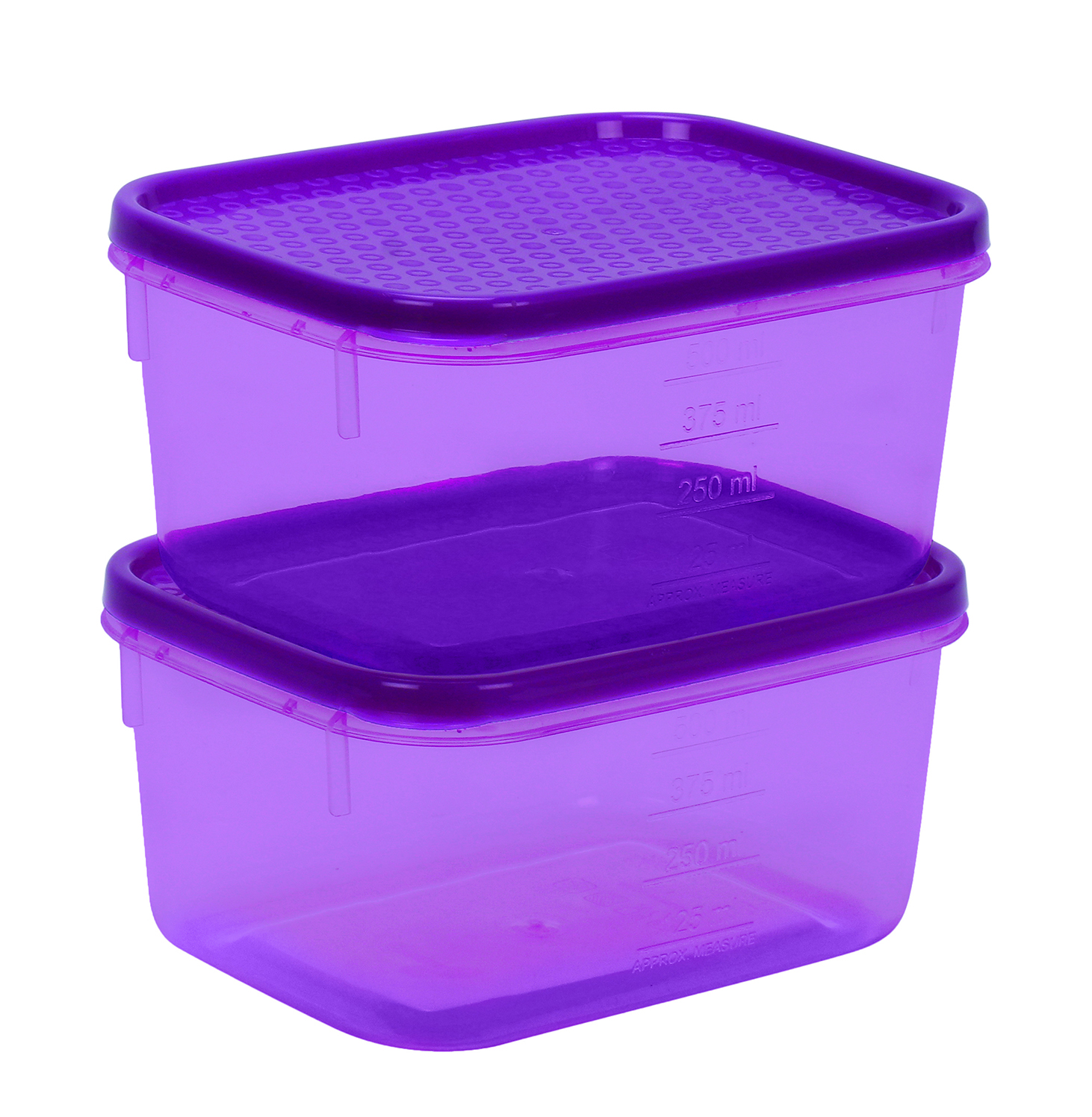 Polka Container (411 X 2) (1000 ml) (Assorted) (2 Pc Set) (36 Set Pk)